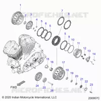 ANTRIEB, CLUTCH AND PRIMARY DRIVE