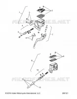 BREMSES, MASTER CYL., FRONT AND REAR