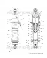 SHOCK ABSORBER - N15TCAAA/TRAAA ALL OPTIONS (49INDIANSHOCKRR14TOUR)