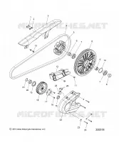 ANTRIEB, SPROCKETS, GUARDS AND BELT