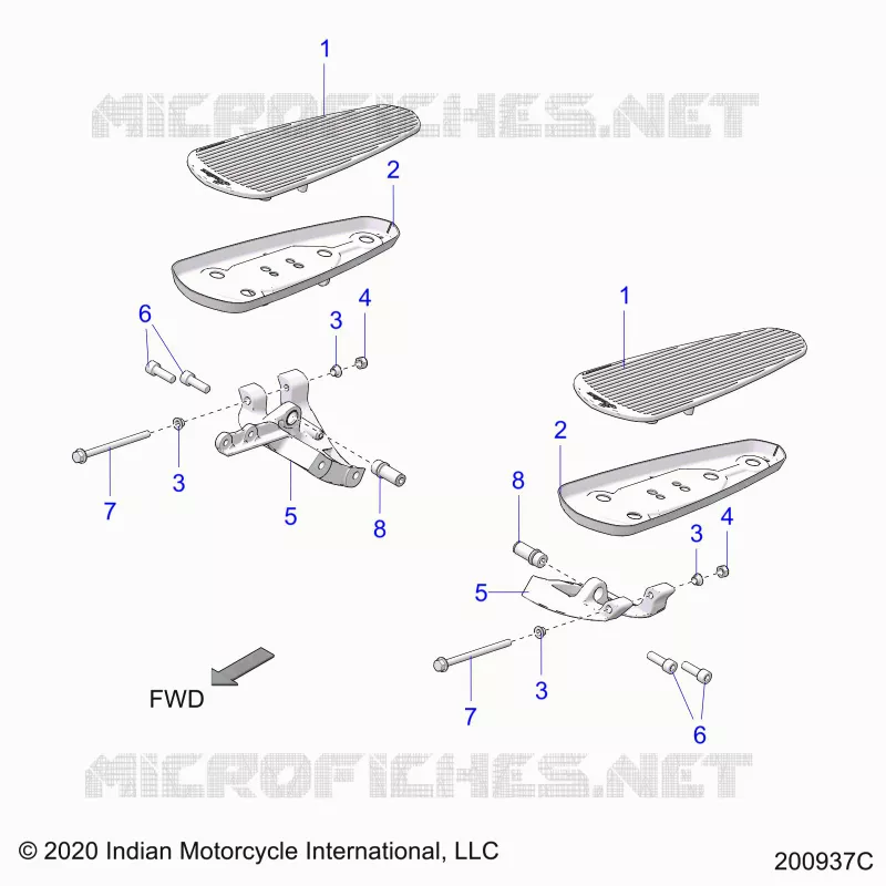 CHASSIS, FLOORBOARD, DRIVER