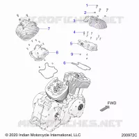 MOTOR, ROCKER COVERS