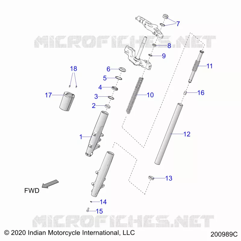FRONT SUSPENSION FORKS