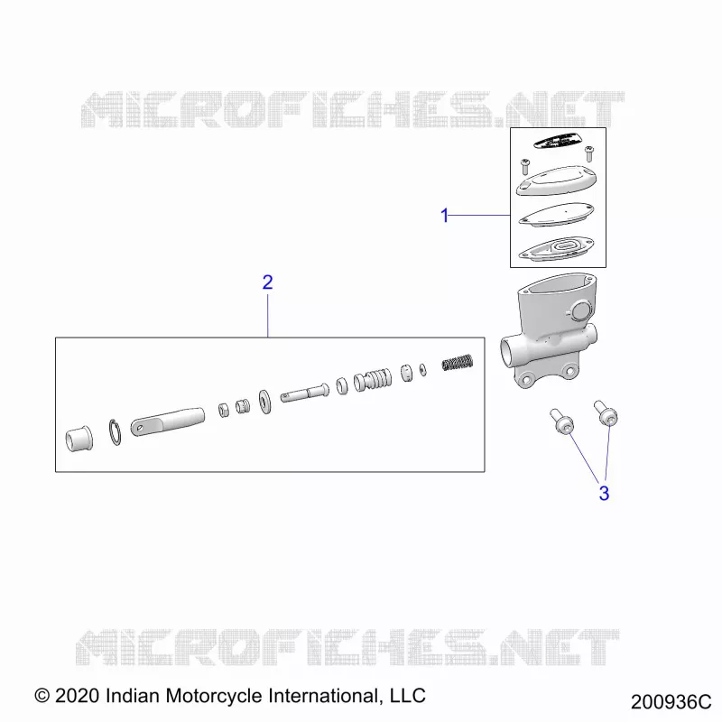 HINTERBREMSE, MASTER CYLINDER
