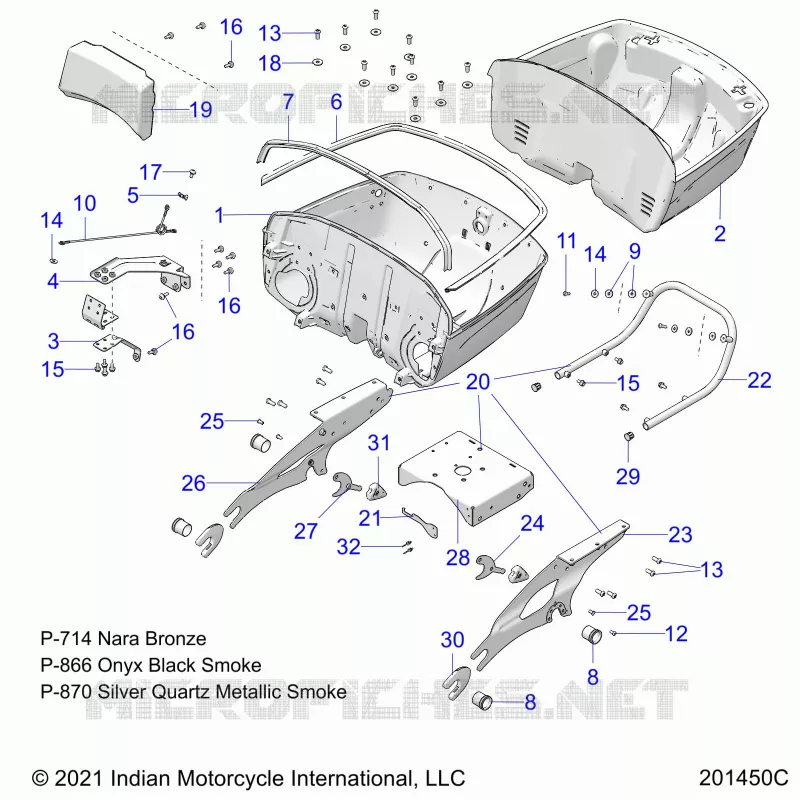 KOFFERRAUM BASE MOUNTING ASM.