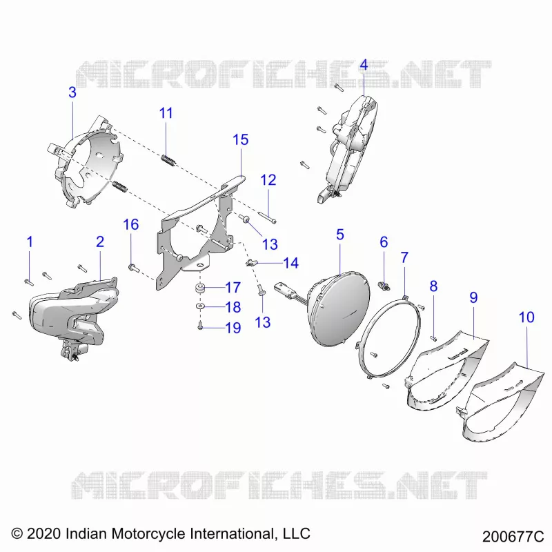 ELEKTRIC, HEADLIGHT, FRONT TURN SIGNALS