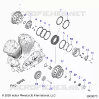 ANTRIEB, CLUTCH AND PRIMARY DRIVE