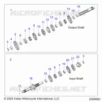 ANTRIEB, INPUT/OUTPUT SHAFT ASM.