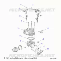 ENGINE, DROSSELKLAPPENGEHÃ„USE/FUEL RAIL