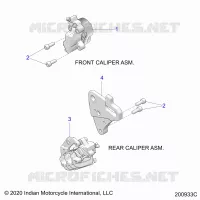 BRAKES, BREMSZANGE VORNE AND REAR