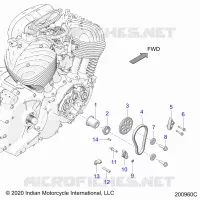 CAM CHAIN AND SPROCKETS