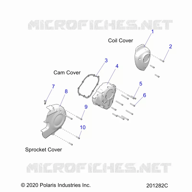 RECHTE MOTORSEITE COVERS