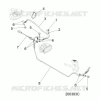 BREMSES, BREMSE LINE, REAR, ABS