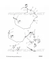 BREMSES, BREMSE LINE, FRONT, ABS