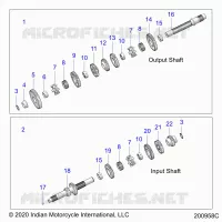 ANTRIEB, INPUT/OUTPUT SHAFT ASM.