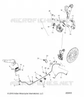 HINTERBREMSE ASM. (NON ABS)