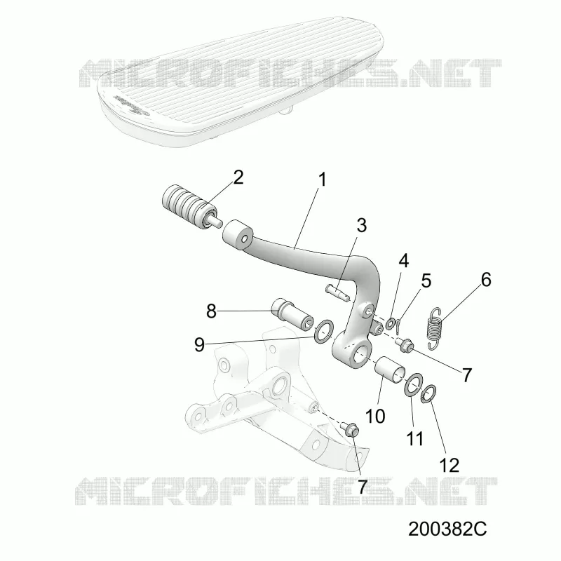 BREMSES, BREMSE PEDAL