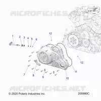 MOTOR, COVER ASM., PRIMARY DRIVE