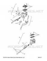 BREMSES, MASTER CYL., FRONT AND REAR