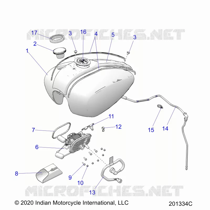 KRAFTSTOFFSYSTEM, FUEL TANK ASM.