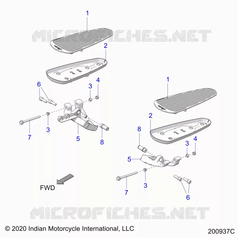 CHASSIS, FLOORBOARD, DRIVER