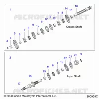 ANTRIEB, INPUT/OUTPUT SHAFT ASM.