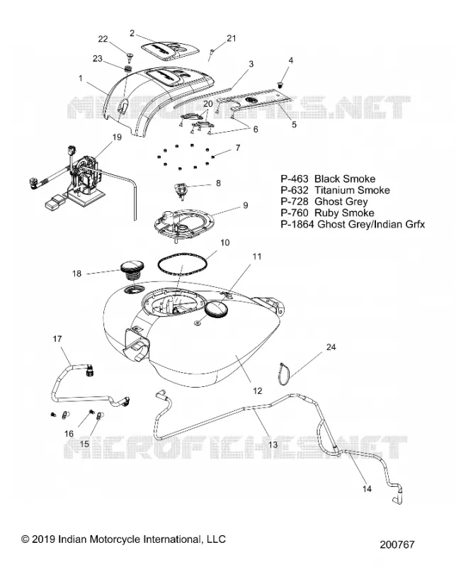 KRAFTSTOFFSYSTEM, FUEL TANK ASM.