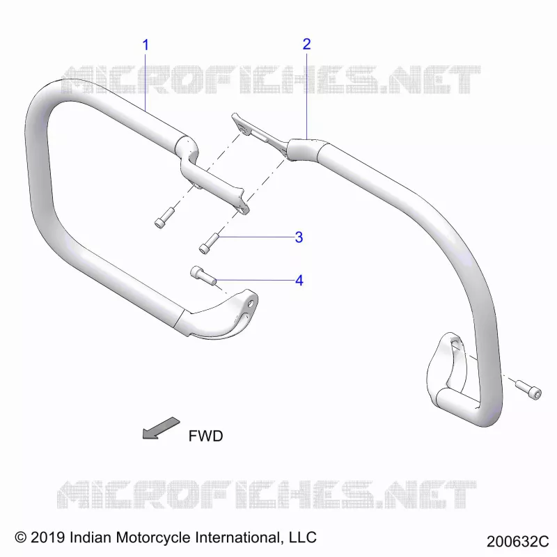 CHASSIS, HIGHWAY BAR, TUBE