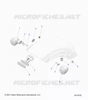 ELEKTRIC, REAR TURN SIGNALS AND REFLECTOR