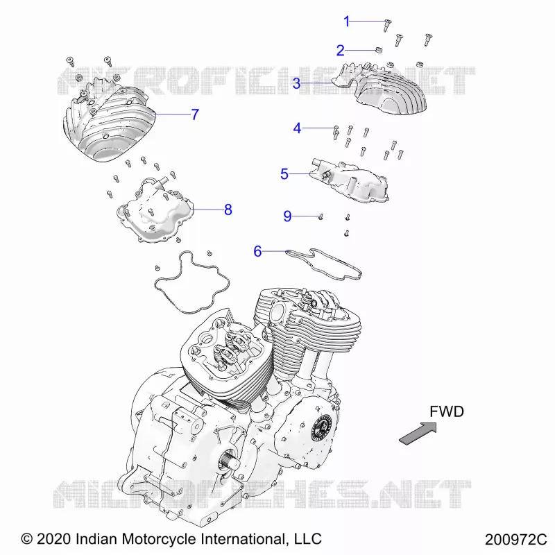 MOTOR, ROCKER COVERS