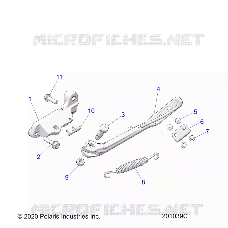 CHASSIS, SIDE STAND