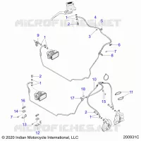 BREMSES, BREMSE LINE, FRONT, ABS