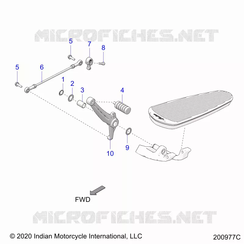 ANTRIEB, SHIFT PEDAL AND SHIFT LINKAGE