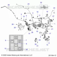 ELEKTRIC, WIRE HARNESS - N22RZA22/RZS25/RTE25 (201184