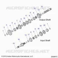 ANTRIEB, INPUT/OUTPUT SHAFT ASM.
