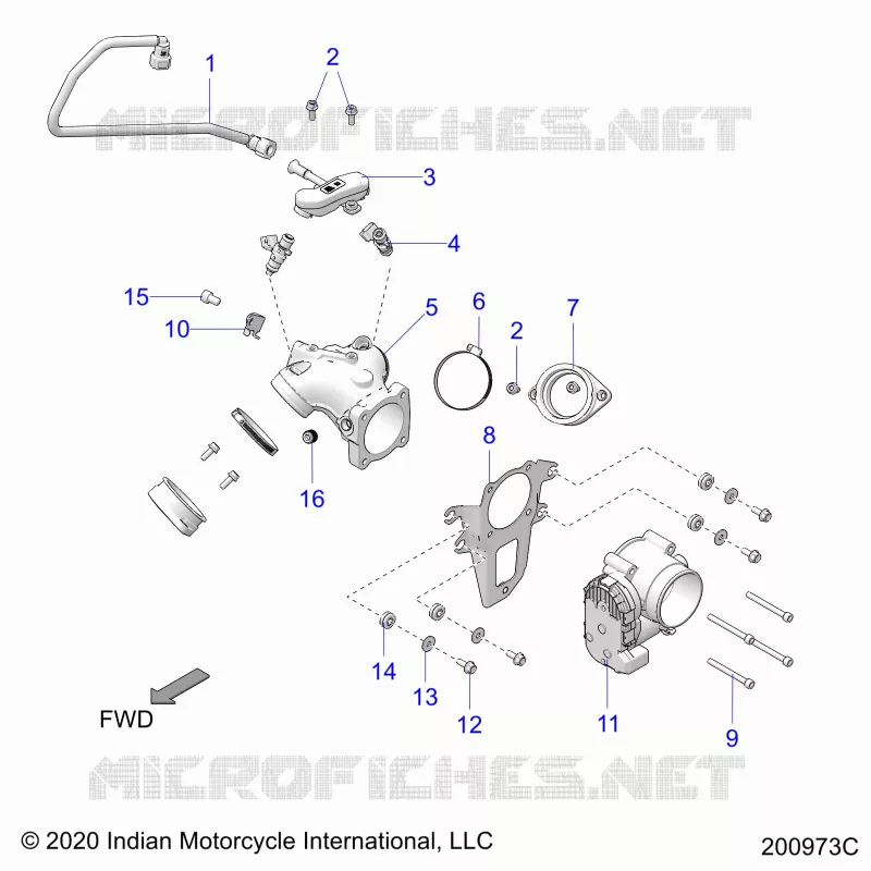KRAFTSTOFFSYSTEM, FUEL CLAM SHELL/THROTTLE BODY