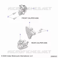 BRAKES, BREMSZANGE VORNE AND REAR