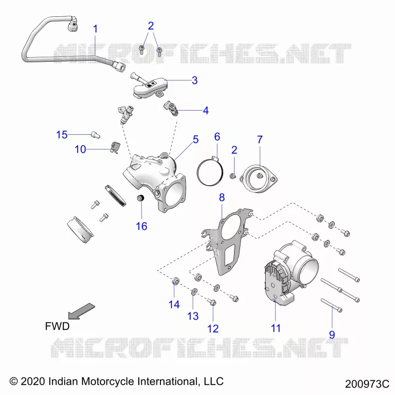 KRAFTSTOFFSYSTEM, FUEL CLAM SHELL/THROTTLE BODY