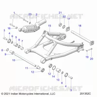 HINTERRADAUFHÃ„NGUNG SWING ARM/SHOCK