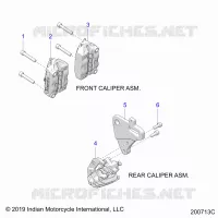 BRAKES, BREMSZANGE VORNE AND REAR