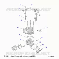 ENGINE, DROSSELKLAPPENGEHÃ„USE/FUEL RAIL