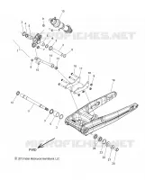 HINTERRADAUFHÄNGUNG ASM., SWING ARM AND SCHOCK