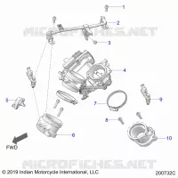 KRAFTSTOFFSYSTEM, FUEL RAIL/THROTTLE BODY