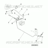 BREMSES, BREMSE LINE, REAR, ABS