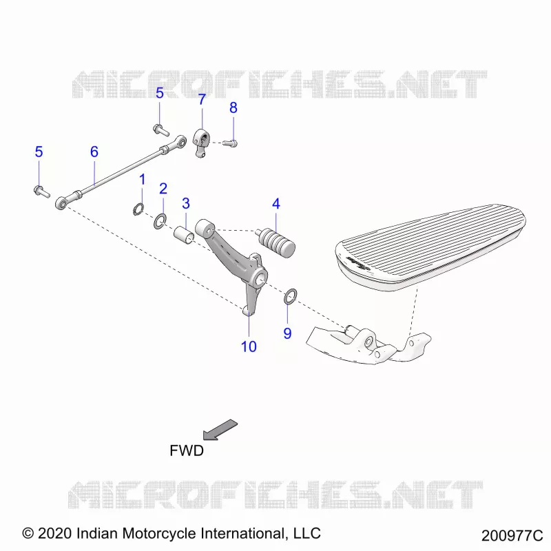 ANTRIEB, SHIFT PEDAL AND SHIFT LINKAGE