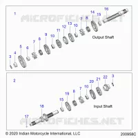 ANTRIEB, INPUT/OUTPUT SHAFT ASM.