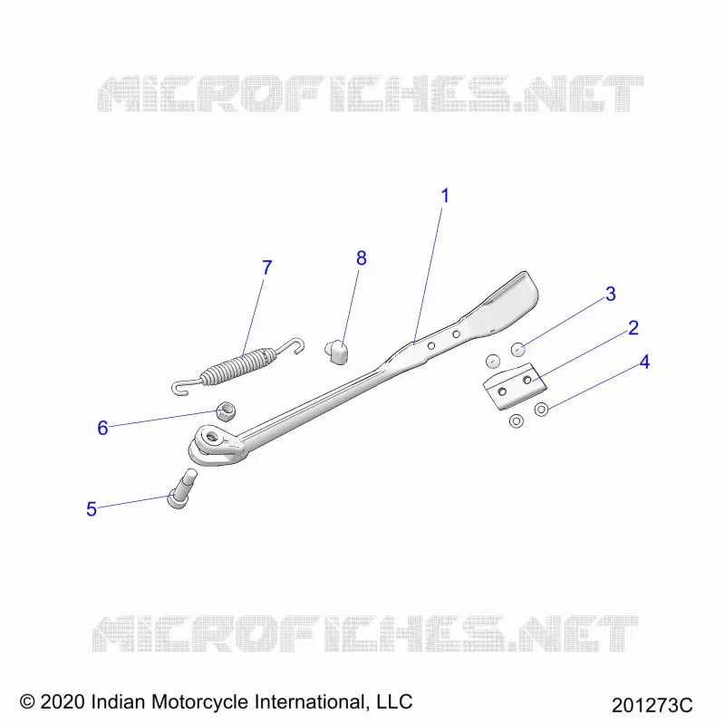 CHASSIS, SIDE STAND
