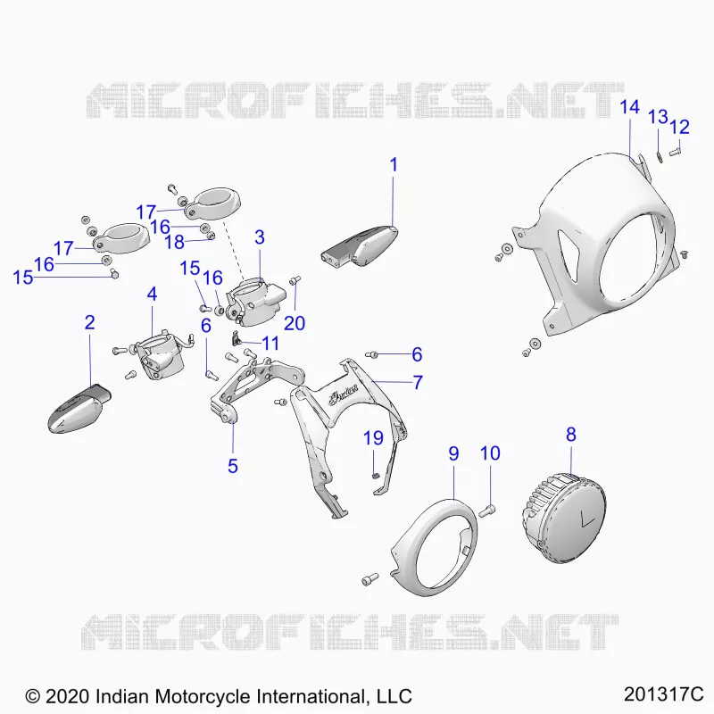 ELEKTRIC, FORWARD LIGHTING (WITH NACELLE)
