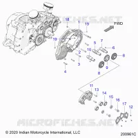 MOTOR, CAM SHAFTS AND GEARS