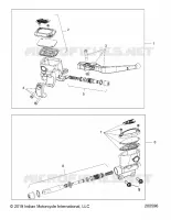 BREMSES, MASTER CYL., FRONT AND REAR